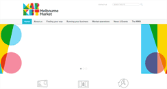 Desktop Screenshot of melbournemarkets.com.au